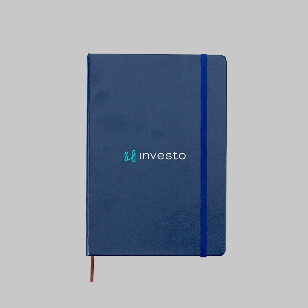 Caderneta Investo Azul Marinho